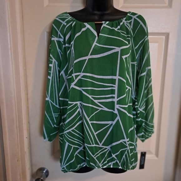 Zac&Rachel XL  sheer blouse - Picture 1 of 7
